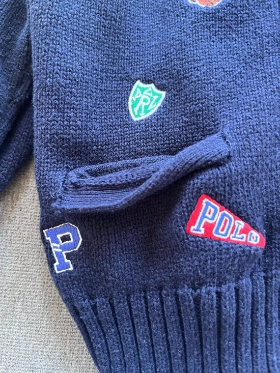 Ralph Lauren Varsity Inspired Cardigan - Picture 6 of 7
